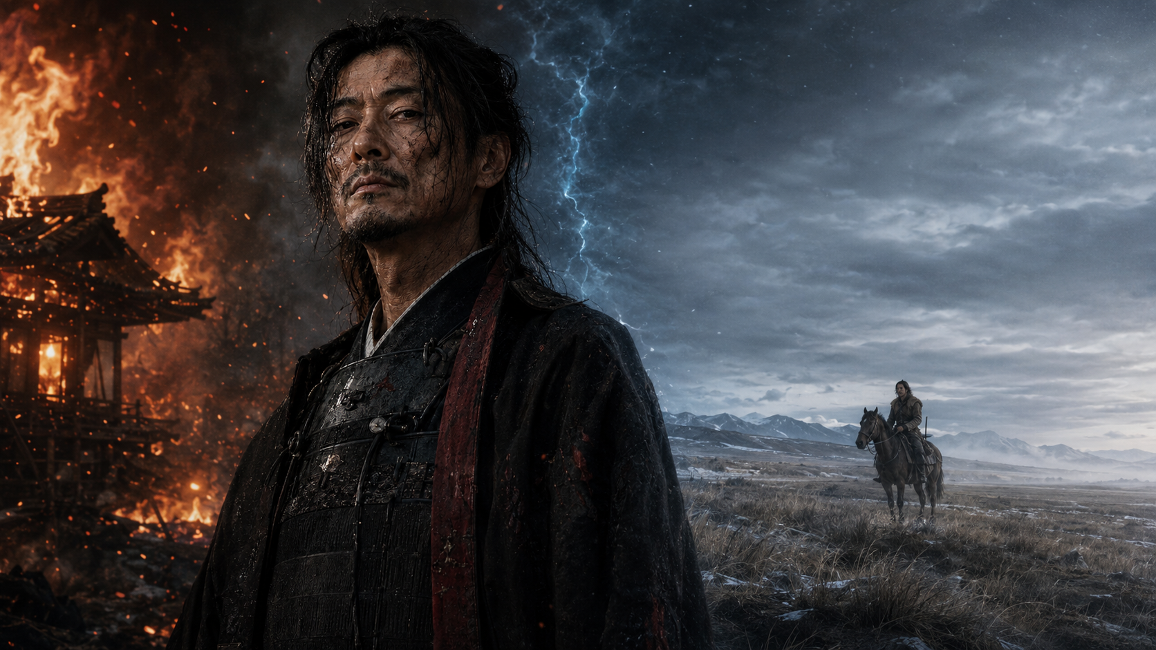 第六天魔王、蒼き狼へ キービジュアル